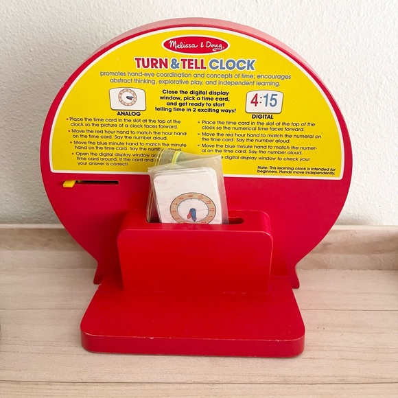 Melissa & Doug Clock Learning Set - Picture 3 of 3